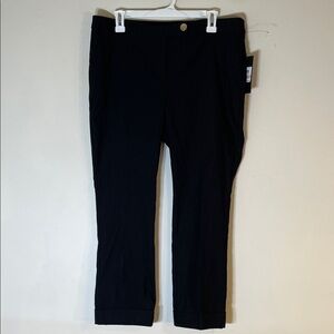 NWT. Jones New York 10 Classic Black Slim Crop Dress Pants.